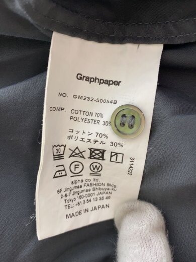 商品画像：半袖シャツ/FREE/コットン/GRY/GM232-50054B 4