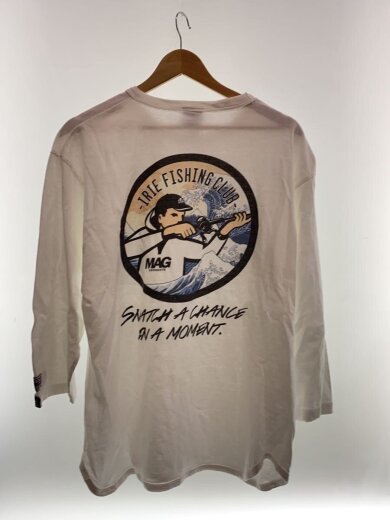 商品画像：7分袖カットソー/XL/コットン/WHT/無地// 2
