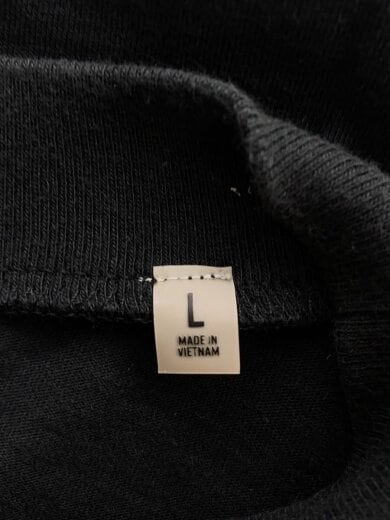 商品画像：Tシャツ/L/コットン/BLK/無地// 4