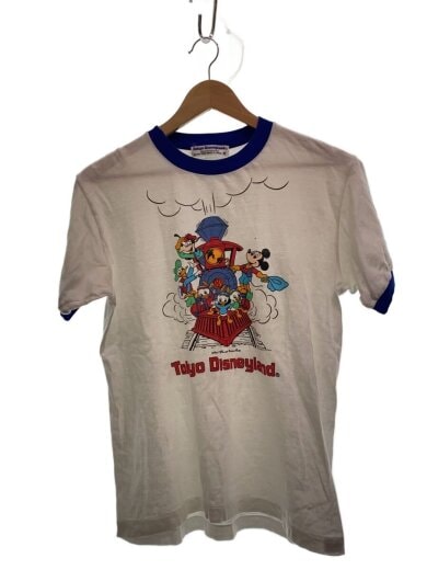 商品画像：Tシャツ/M/コットン/WHT/80s/リンガーTシャツ// 1