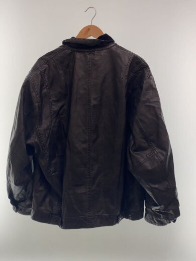 商品画像：VEGAN LEATHER WORK JACKET/レザージャケット/L/フェイクレザー/BLK/243-1528// 2