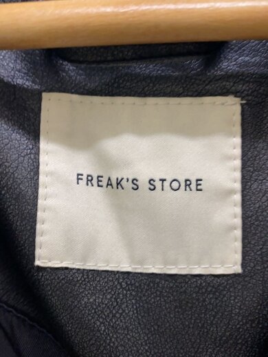 商品画像：VEGAN LEATHER WORK JACKET/レザージャケット/L/フェイクレザー/BLK/243-1528// 3