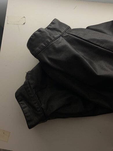 商品画像：VEGAN LEATHER WORK JACKET/レザージャケット/L/フェイクレザー/BLK/243-1528// 5