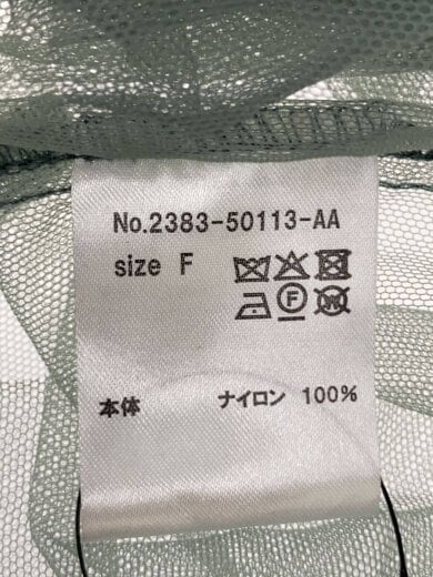 商品画像：長袖ブラウス/FREE/ナイロン/GRN/無地 3