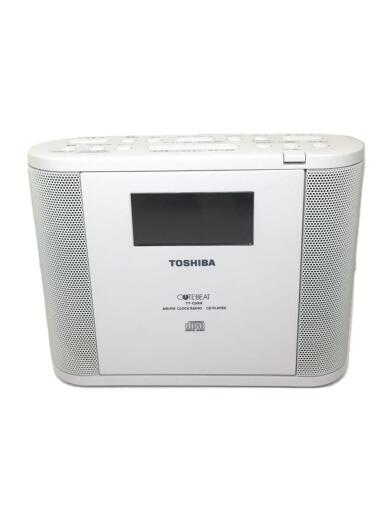 画像：TOSHIBAミニコンポ・セットコンポ TY-CDR8/CD/ラジオ/目覚まし時計/コンパクトサイズ/ホワイト1