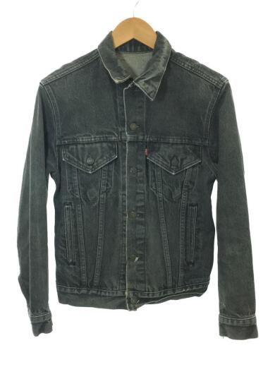 画像：Levi’s80s/USA製/ブラックデニムジャケット/刻印527/先染め/Gジャン/コットン/ブラック/1