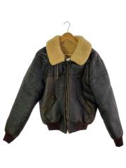 レザージャケット・ブルゾン/40/レザー/BRW