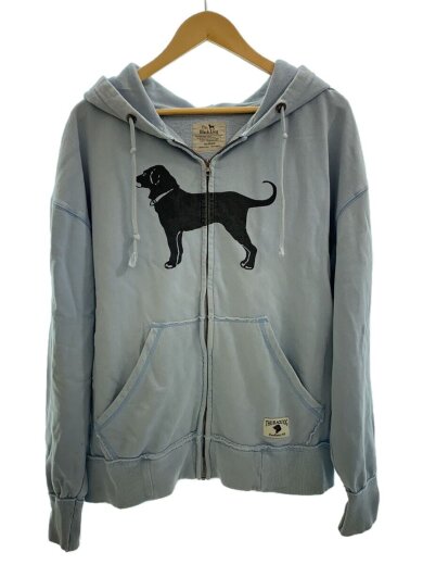 商品画像：The Black Dog/ジップパーカー/M/コットン/ブルー/状態考慮 1