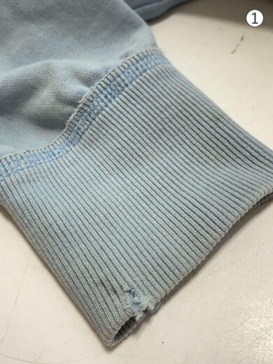 商品画像：The Black Dog/ジップパーカー/M/コットン/ブルー/状態考慮 6