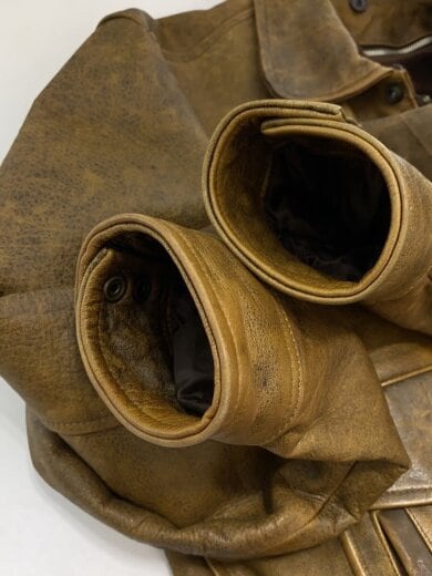 商品画像：A-2/COLOR GAME/フライトジャケット/レザージャケット・ブルゾン/LL/レザー/ブラウン/// 5