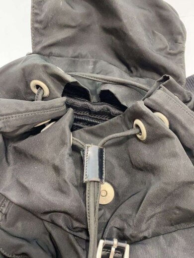 商品画像：ミニリュック/塗装剥げ/使用感/リュック/ナイロン/BLK/無地 7