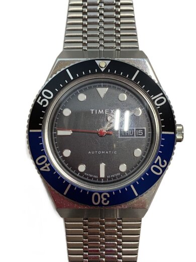 商品画像：自動巻腕時計/アナログ/ステンレス/BLK/GRY/SS/tw2u29500 1