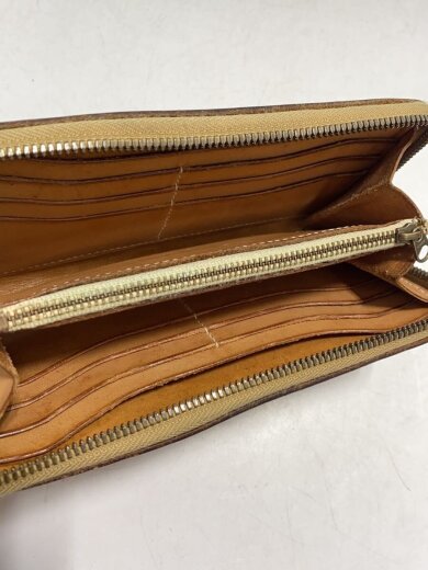 商品画像：ラウンドジップ/ロングウォレット/長財布/レザー/ブラウン/メンズ 3