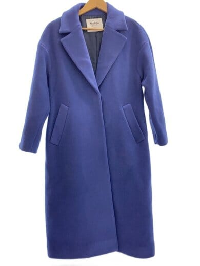 商品画像：FAbRICA/FFCロングチェスターコート/チェスターコート/38/ウール/ブルー/3625-199-1525 1