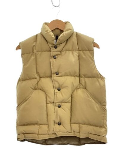 商品画像：ダウンベスト/M/コットン/BEG/無地/7051K 1