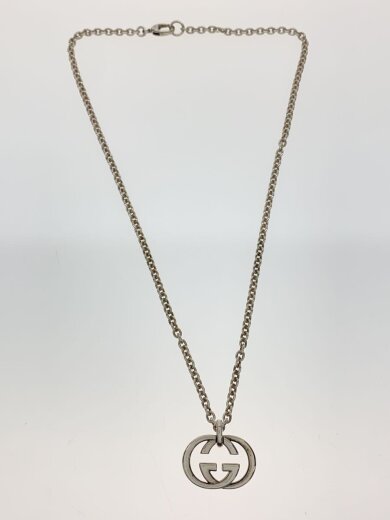 商品画像：ネックレス/SV925/SLV/トップ有/メンズ/GGインターロッキング/ 2
