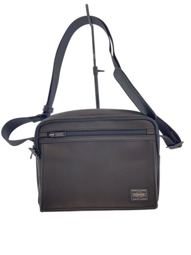 商品画像：ショルダーバッグ/AMAZE/SHOULDER BAG/ステア/レザー/BLK/無地/022-03791 1