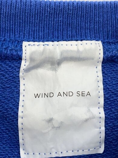 商品画像：スウェット/M/コットン/ブルー/プリント/WDS-CS-73 3