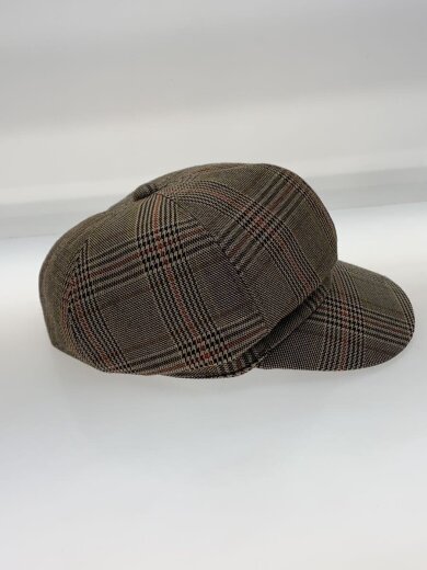 商品画像：キャスケット/ウール/ブラウン/チェック/レディース/TAM02271 2