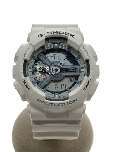 商品画像：クォーツ腕時計/デジアナ/ラバー/GRY/WHT/GA-1100C-7AJF// 1