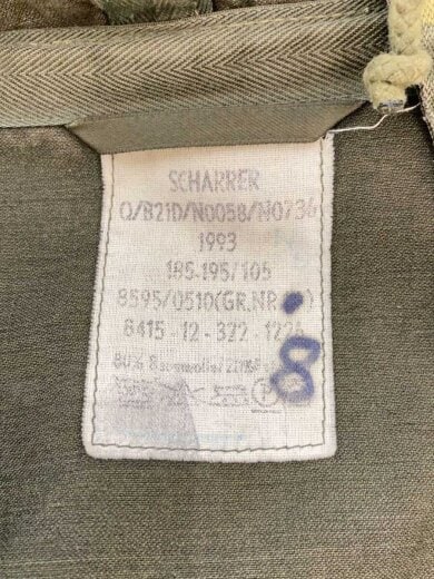 商品画像：90s/リフレクターカモジャケット/ミリタリージャケット/コットン/カモフラ/8415-12-312-1226 3