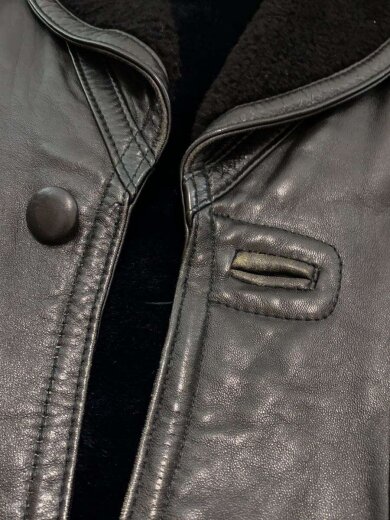 商品画像：OLD/裏ボア/レザージャケット・ブルゾン/FREE/羊革/ブラック/ 6