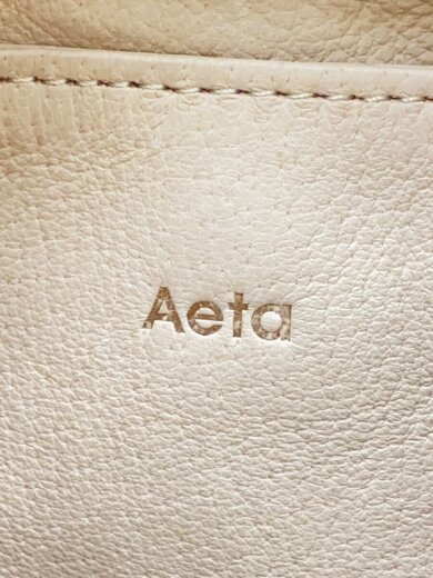 商品画像：ONE SHOULDER/ハンドバッグ/レザー/ホワイト/ハンドル部分汚れ有// 5