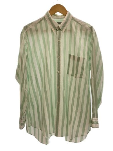 商品画像：80s/AD1989/ストライプシャツ/ボタンダウンシャツ/グリーン/ストライプ/HB-080390/ 1
