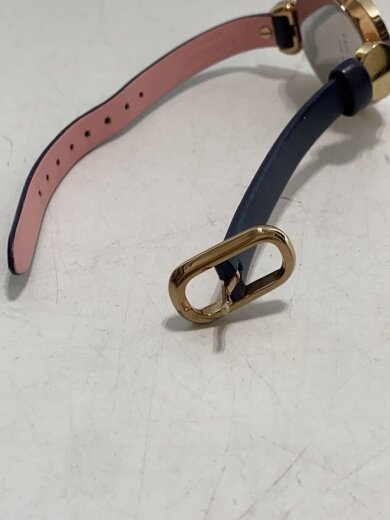 商品画像：クォーツ腕時計/アナログ/レザー/BLU/NVY/SS/KSW1642 4