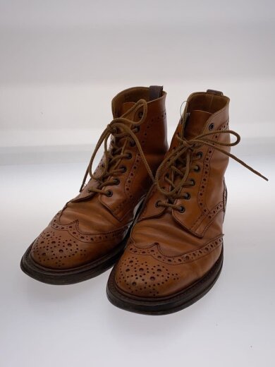 商品画像：MOLTON/カントリーブーツ/ウィングチップ/ブーツ/US9/ブラウン/レザー/2508 2