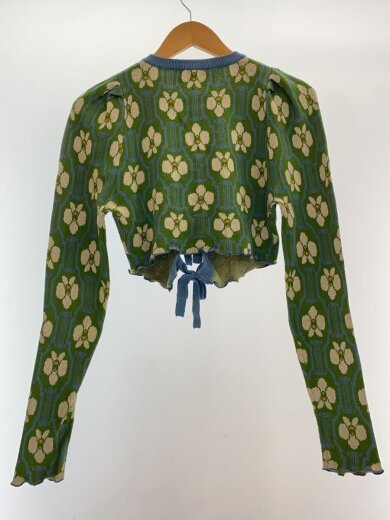 商品画像：Cattleya Pattern Cardigan/カーディガン/FREE/グリーン/2322228001 2
