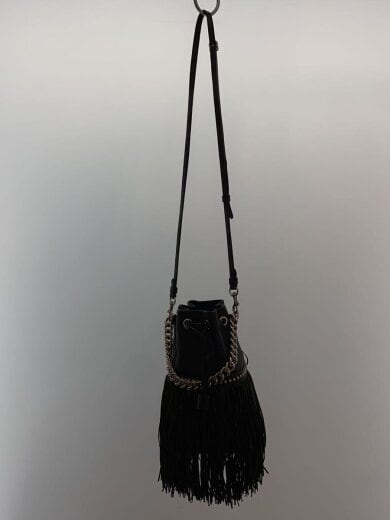 商品画像：フリンジカーニバルミニ/2WAY/ショルダーバッグ/レザー/ブラック/無地/ 7