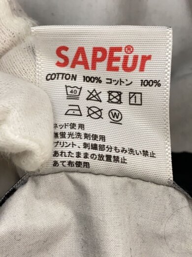 商品画像：サプール/トラックパンツ/テーパード/デニム/コットン/ブラック/一部色褪せ有り// 6