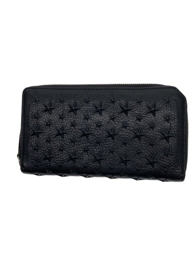 商品画像：長財布/レザー/BLK/総柄/メンズ// 1