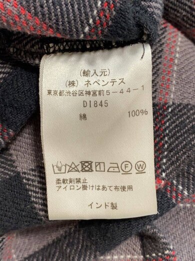 商品画像：パーカー/S/コットン/GRY/チェック/DI845// 5