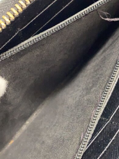 商品画像：長財布/レザー/BLK/無地/メンズ// 6