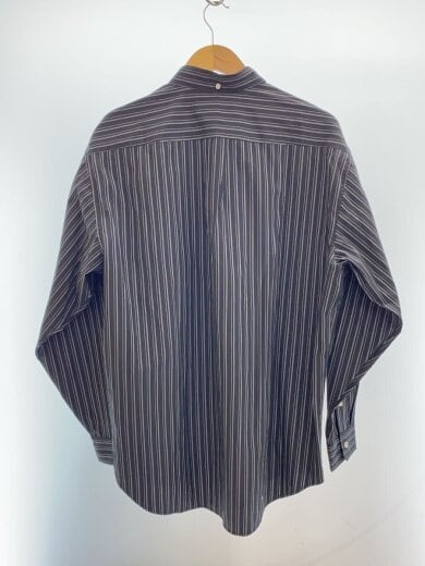 商品画像：Pinstripe Shirt/BDシャツ/長袖シャツ/M/ポリエステル/ブラック/ストライプ/ 2