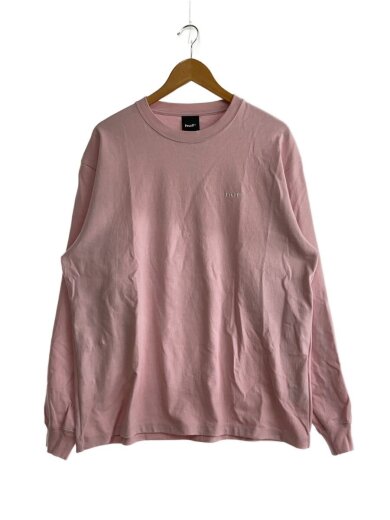 商品画像：eightynine LS TEE/ロゴ刺繍/長袖Tシャツ/L/コットン/ピンク/// 1