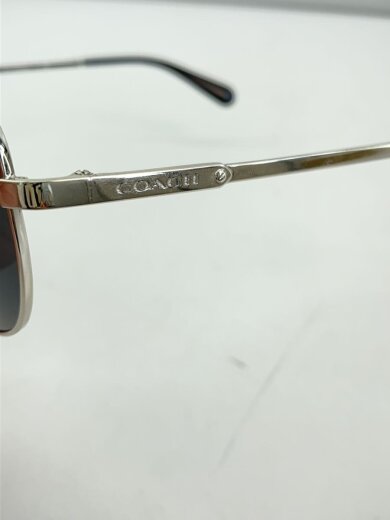 画像：COACHサングラス/ティアドロップ/SLV/BLK/メンズ/HC7083//4