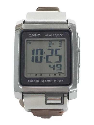 画像：CASIOカシオ/ソーラー腕時計/デジタル/レザー/SLV/BRW/IRW-1001
