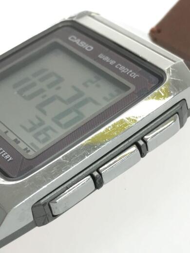 画像：CASIOカシオ/ソーラー腕時計/デジタル/レザー/SLV/BRW/IRW-1006