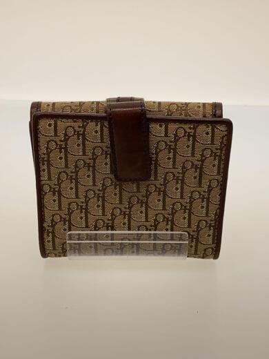 画像：Christian Dior2つ折り財布/トロッター/ブラウン/総柄/レディース/02・LU・00372