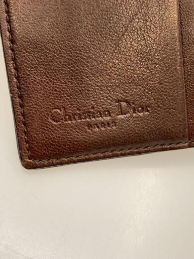 画像：Christian Dior2つ折り財布/トロッター/ブラウン/総柄/レディース/02・LU・00373