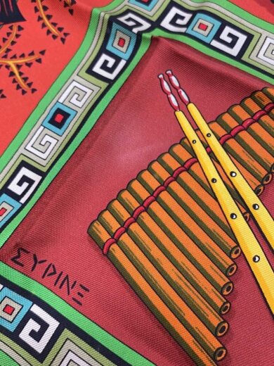 商品画像：スカーフ/カレ90/MUSIQUE DESDIEUX/神々の音楽/シルク/レディース 4