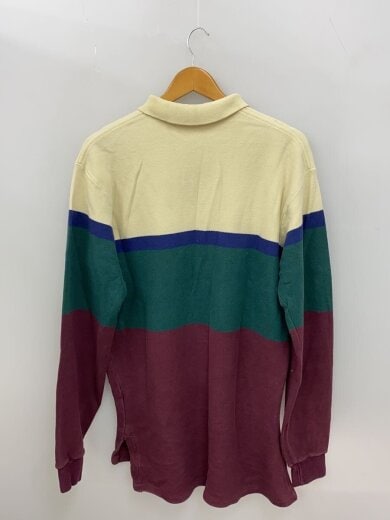 商品画像：90s/USA製/長袖シャツ/L/コットン/マルチカラー/ボーダー 2