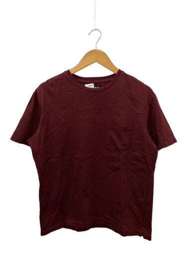 商品画像：Tシャツ/40/コットン/レッド/無地 1