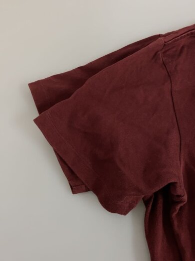 商品画像：Tシャツ/40/コットン/レッド/無地 6