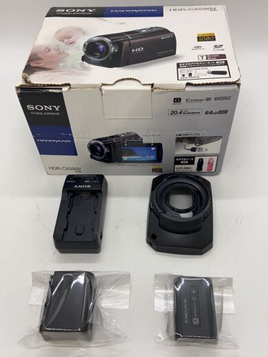 商品画像：ビデオカメラ HDR-CX590V (T) [ボルドーブラウン] 7