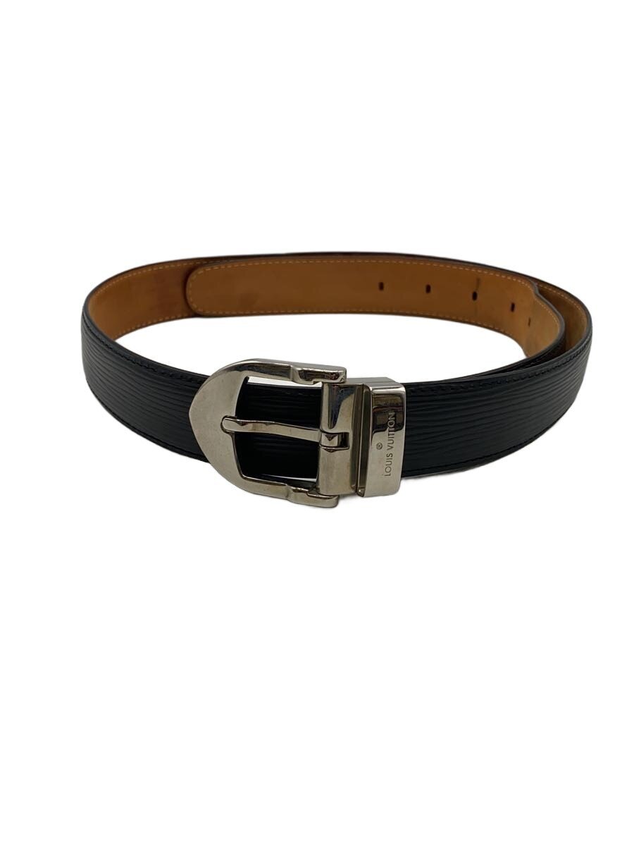LOUIS VUITTON / サンチュール・クラシック(ノワール・゛シルバーバックル)_エピ/レザー/BLK/メンズ
