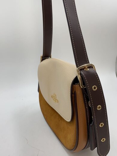 商品画像：メイシーサドルバッグ/ショルダーバッグ/レザー/BRW/CB895 2